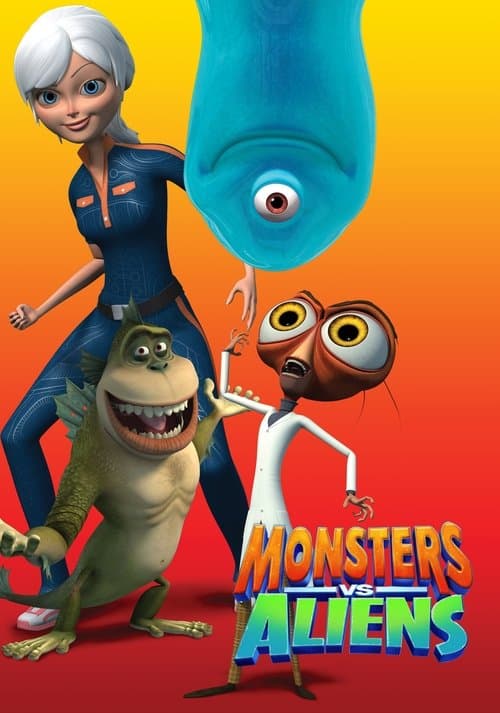 Monsters vs. Aliens posteri
